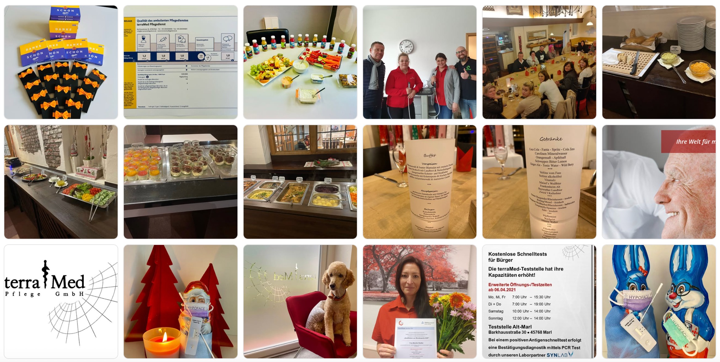 terraMed Social Media Impressionen - Team Events, Alltag und mehr